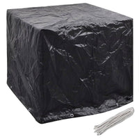 vidaXL Capas p/ tanques de água de jardim 2 pcs 8 ilhós 116x100x120 cm