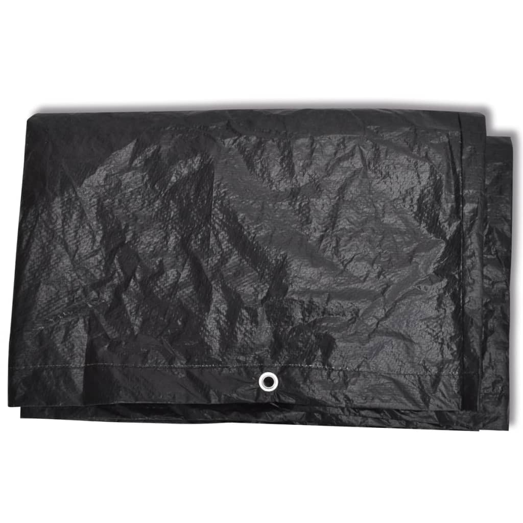 vidaXL Capas p/ tanques de água de jardim 2 pcs 8 ilhós 116x100x120 cm