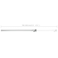 Braço de apoio para cabine de duche aço inoxidável 70-120 cm