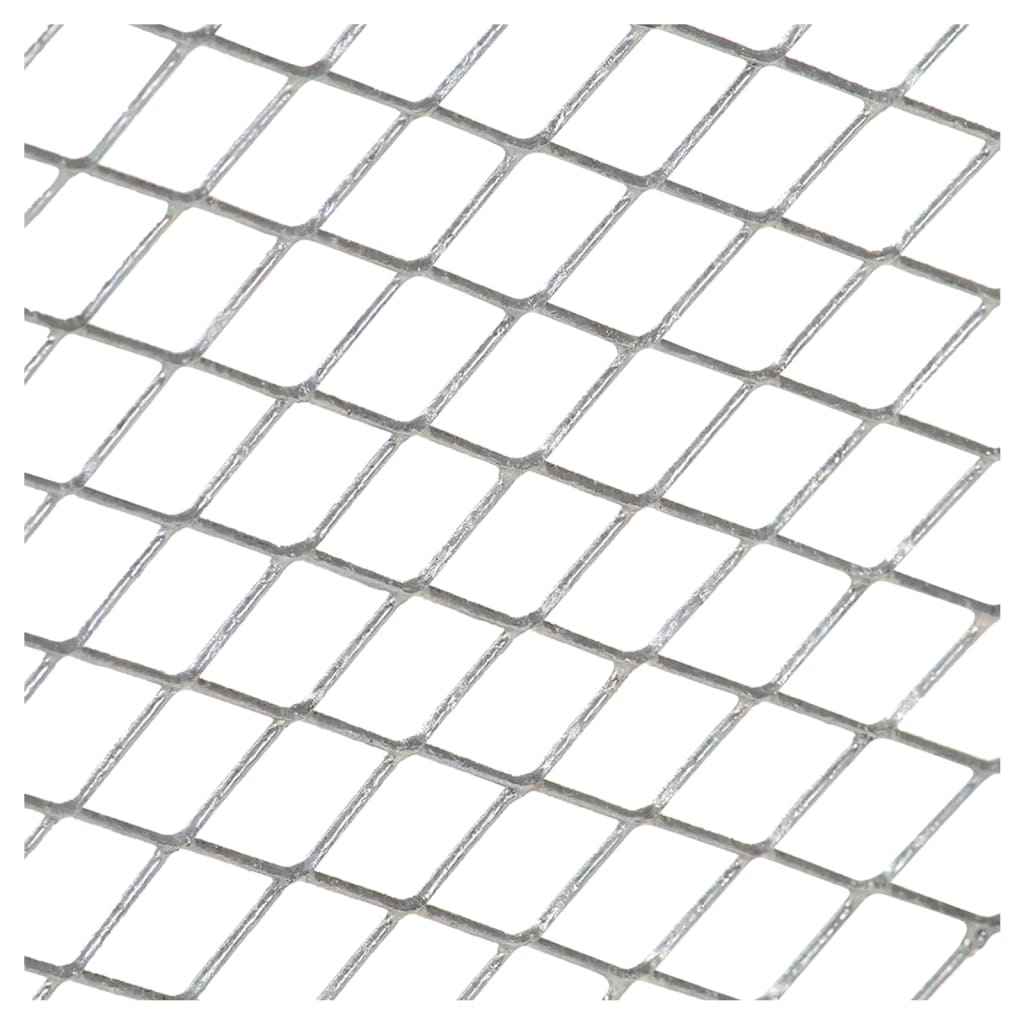 vidaXL Compostor de jardim 85x85x70 cm ferro galvanizado