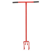 Cultivador de jardim aço vermelho