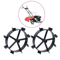 Rodas de metal p/ motoenxada a gasolina 6,5 CV 2 pcs