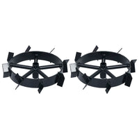 Rodas de metal p/ motoenxada a gasolina 6,5 CV 2 pcs