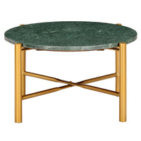 vidaXL Mesa de centro 60x60x35cm pedra genuína textura mármore branco