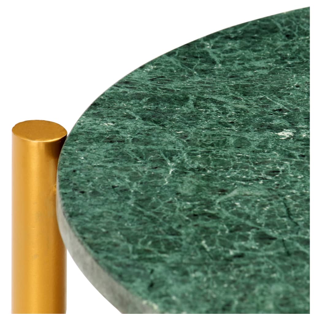 vidaXL Mesa de centro 60x60x35cm pedra genuína textura mármore branco