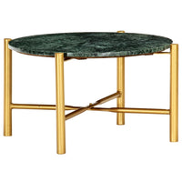 vidaXL Mesa de centro 60x60x35cm pedra genuína textura mármore branco