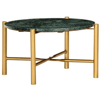 vidaXL Mesa de centro 60x60x35cm pedra genuína textura mármore branco