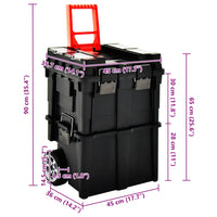 Carrinho de ferramentas com pega 45x36x90 cm