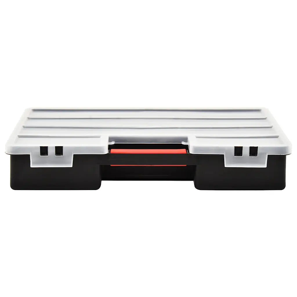 Caixas com divisórias ajustáveis 2 pcs 460x325x80 mm plástico