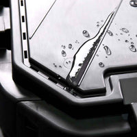 vidaXL Caixote de compostagem para jardim 68,9x68,9x83,9cm 360 L preto