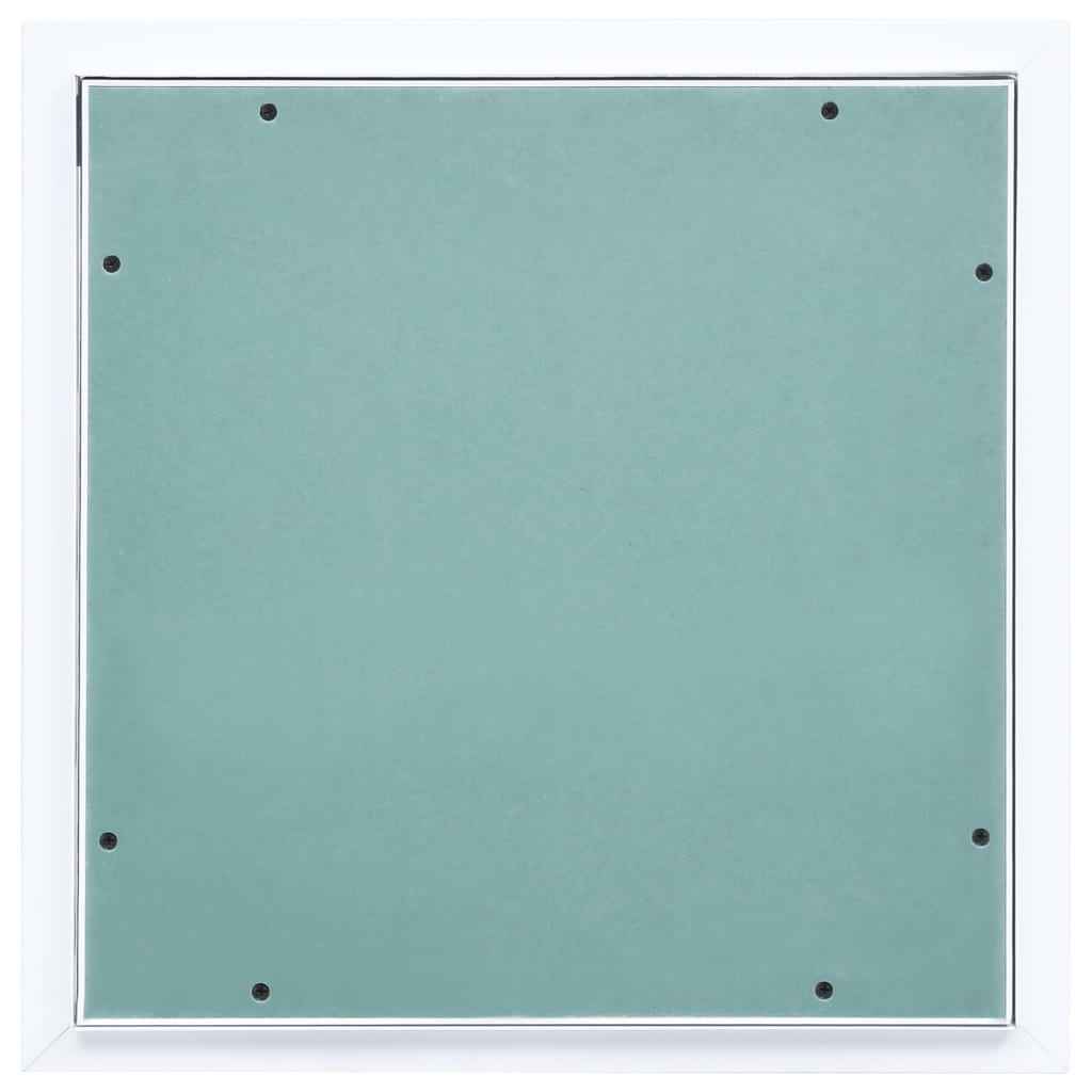 vidaXL Painel acesso moldura de alumínio e gesso cartonado 200x200 mm