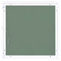 vidaXL Painel acesso moldura de alumínio e gesso cartonado 200x200 mm