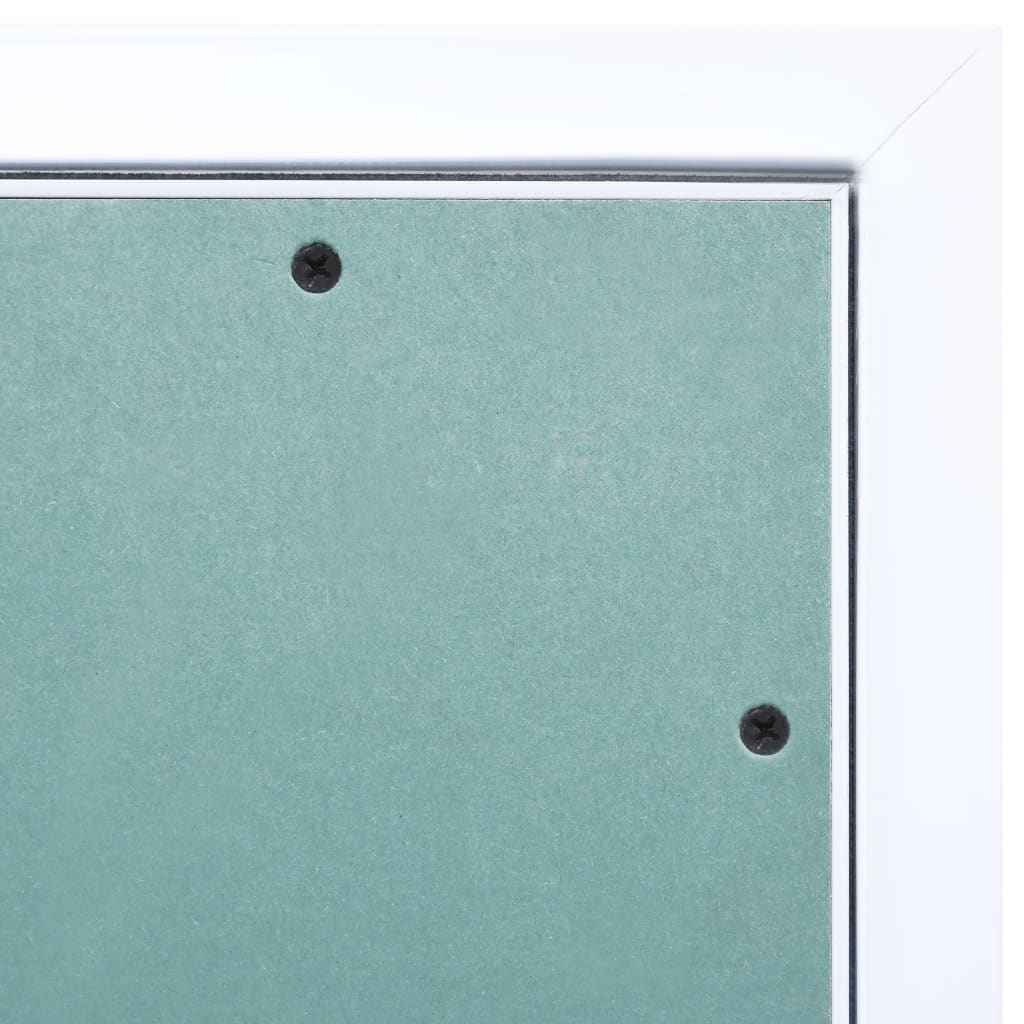 vidaXL Painel acesso moldura de alumínio e gesso cartonado 200x200 mm