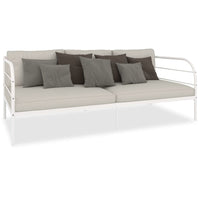 vidaXL Estrutura sofá-cama 90x200 cm metal branco