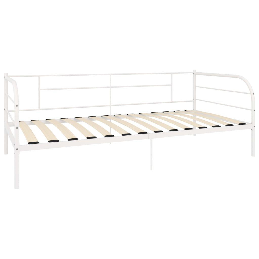 vidaXL Estrutura sofá-cama 90x200 cm metal branco