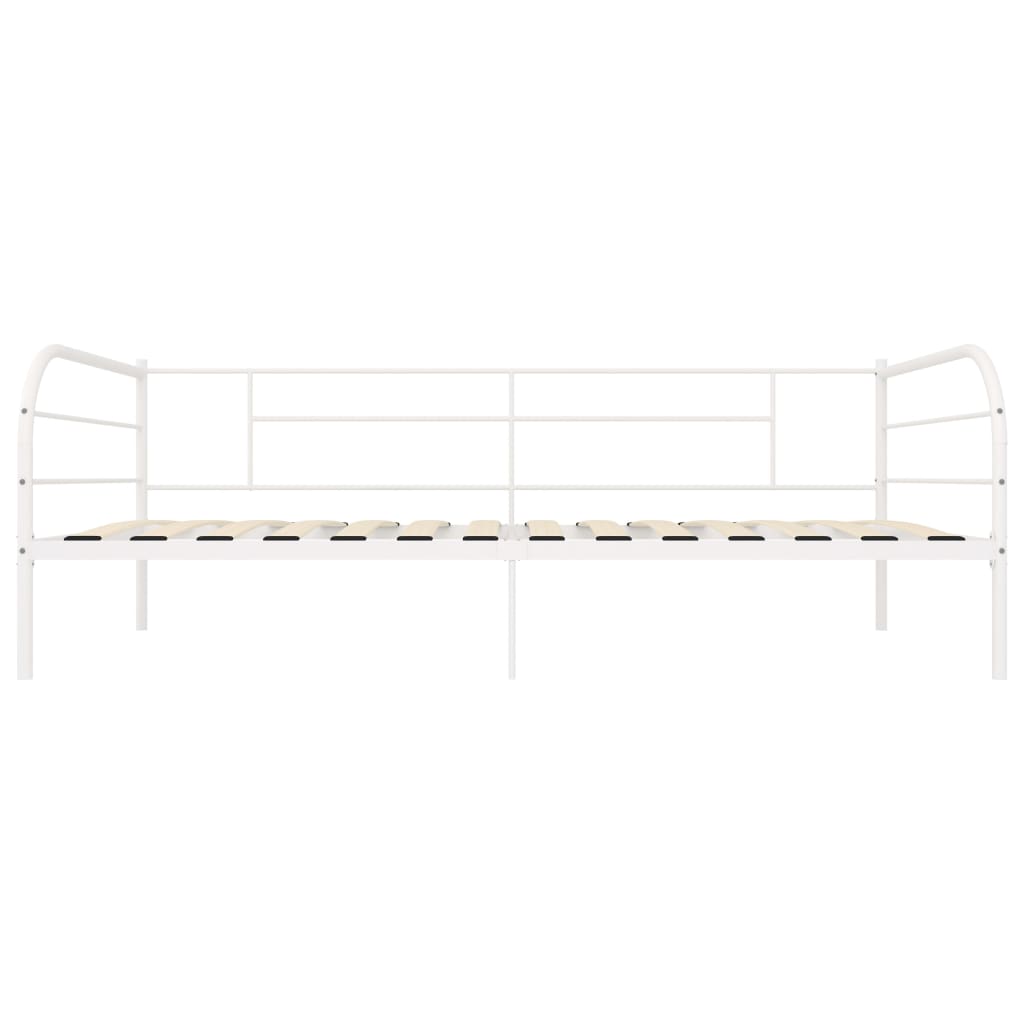 vidaXL Estrutura sofá-cama 90x200 cm metal branco