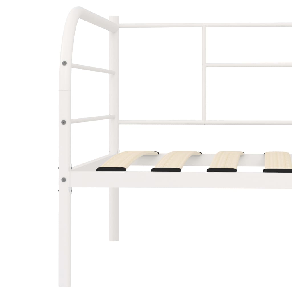 vidaXL Estrutura sofá-cama 90x200 cm metal branco