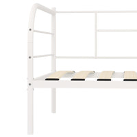 vidaXL Estrutura sofá-cama 90x200 cm metal branco