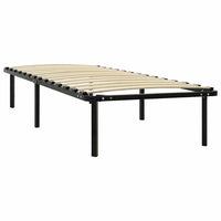 vidaXL Estrutura de cama 90x200 cm metal preto