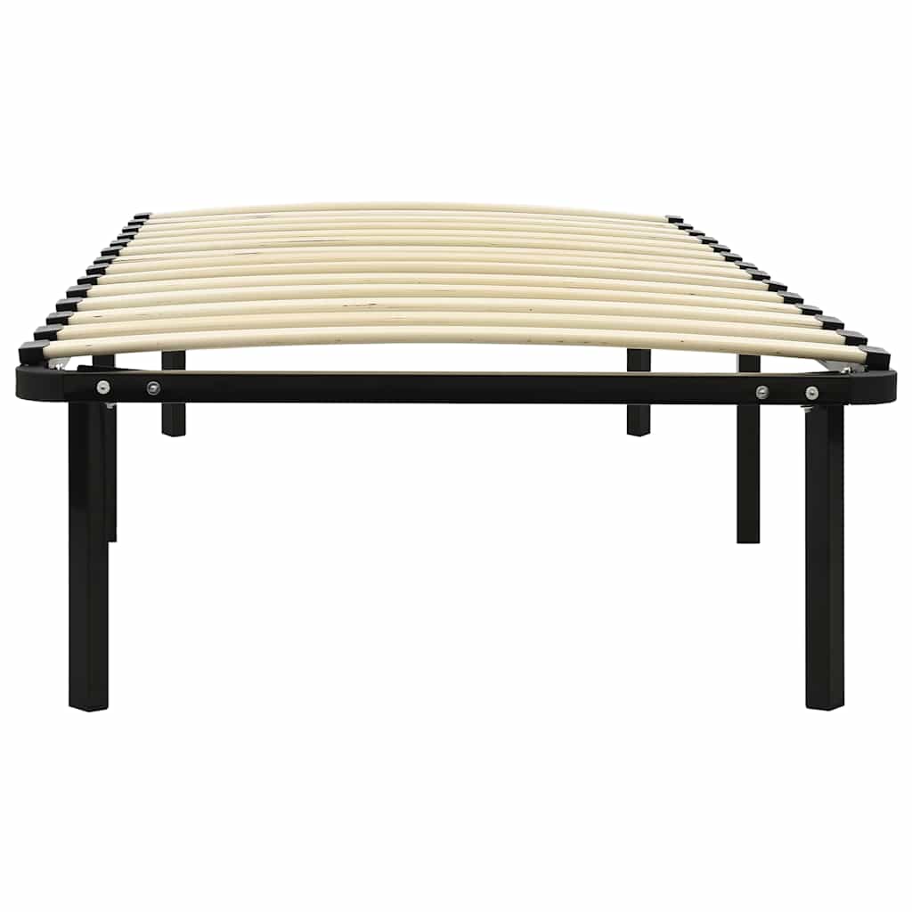 vidaXL Estrutura de cama 90x200 cm metal preto