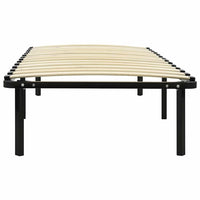 vidaXL Estrutura de cama 90x200 cm metal preto
