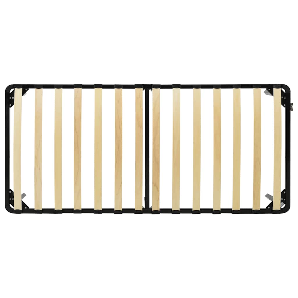 vidaXL Estrutura de cama 90x200 cm metal preto