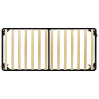 vidaXL Estrutura de cama 90x200 cm metal preto