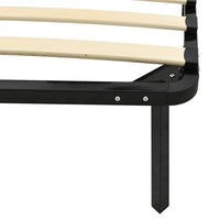 vidaXL Estrutura de cama 90x200 cm metal preto