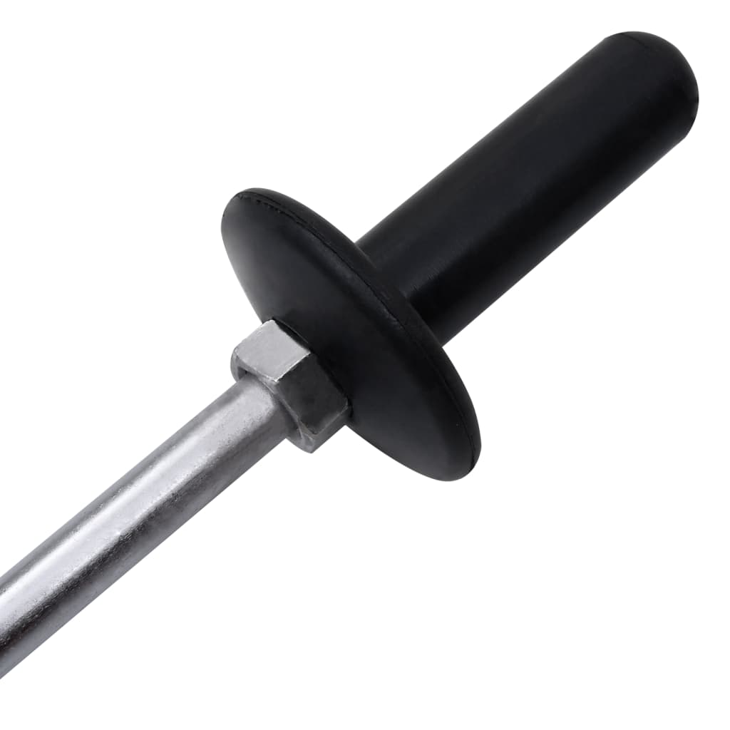 vidaXL Martelo deslizante com gancho 63 cm aço carbono