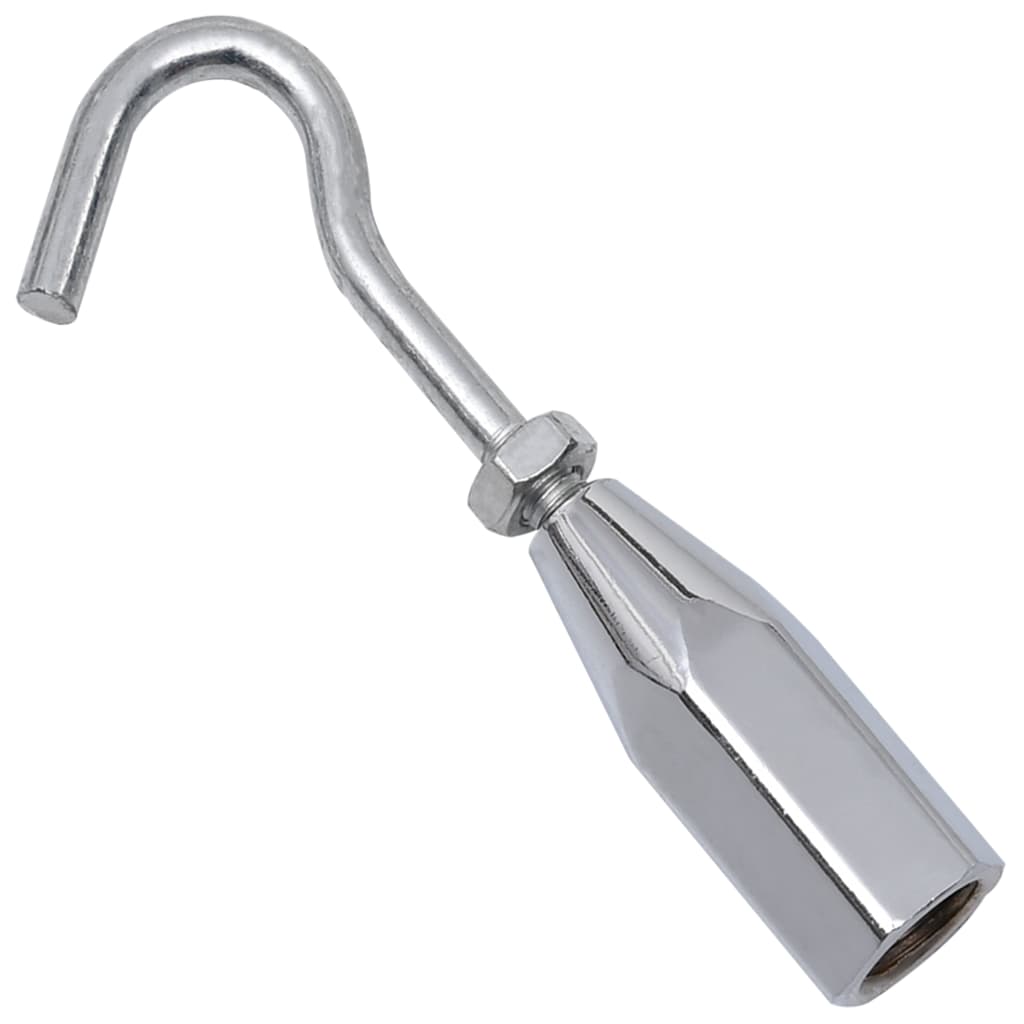 vidaXL Martelo deslizante com gancho 63 cm aço carbono
