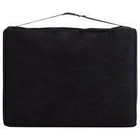 vidaXL Mesa de massagens dobrável 3 zonas madeira rosa