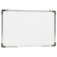 vidaXL Quadro de escrita magnético 50x35 cm aço branco