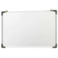 vidaXL Quadro de escrita magnético 50x35 cm aço branco