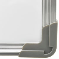 vidaXL Quadro de escrita magnético 50x35 cm aço branco