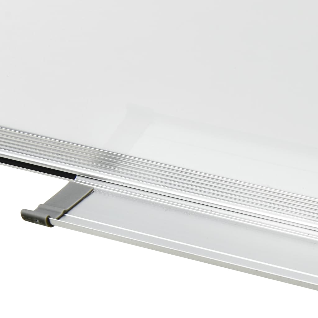 vidaXL Quadro de escrita magnético 50x35 cm aço branco