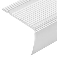 Perfil p/ escada em forma de L 5 pcs alumínio 100 cm
