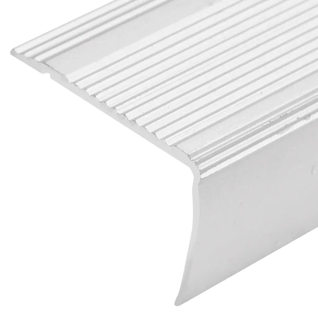 Perfil p/ escada em forma de L 15 pcs alumínio 100 cm