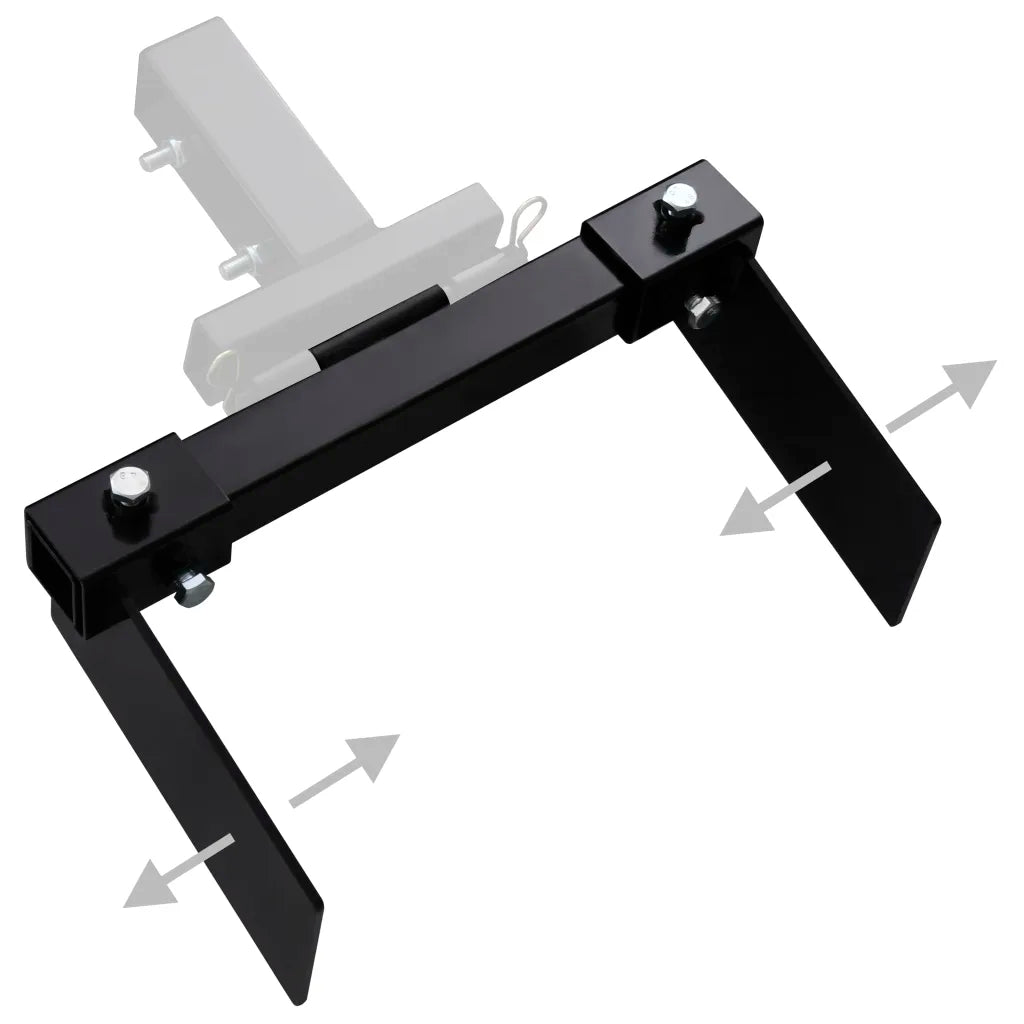 Adaptador de limpa-neve para cortador de relva preto