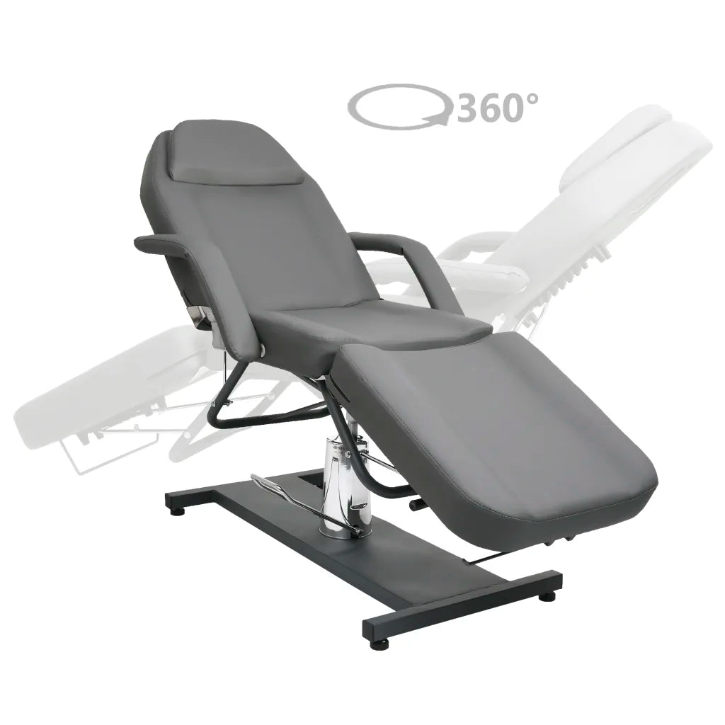 Mesa de massagens 180x62x (87-112) cm cinzento