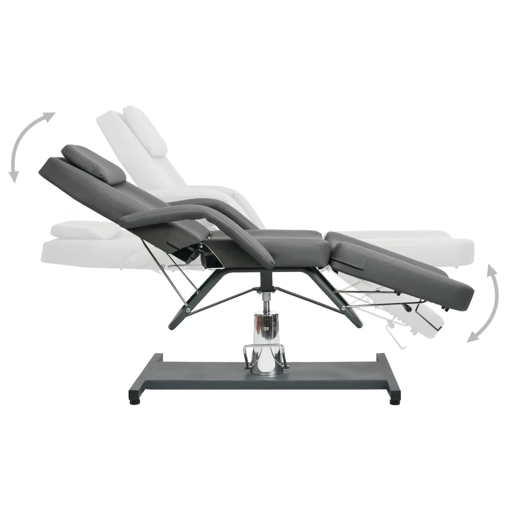 Mesa de massagens 180x62x (87-112) cm cinzento