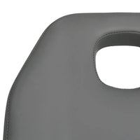 Mesa de massagens 180x62x (87-112) cm cinzento