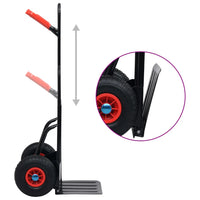 Carrinho de mão telescópico 200 kg  e vermelho