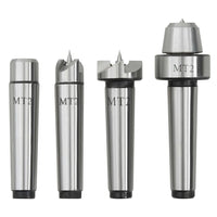Pontos de torno para madeira 4 pcs MT2 aço