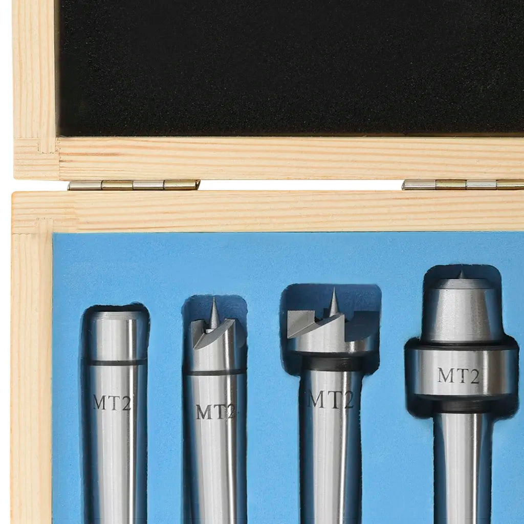 Pontos de torno para madeira 4 pcs MT2 aço