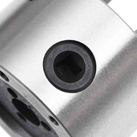 vidaXL Bucha de torno autocentrante com 3 grampos 80 mm aço