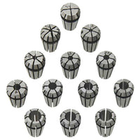 vidaXL Pinças ER11 13 pcs p/ conjunto de ferramentas de torneamento