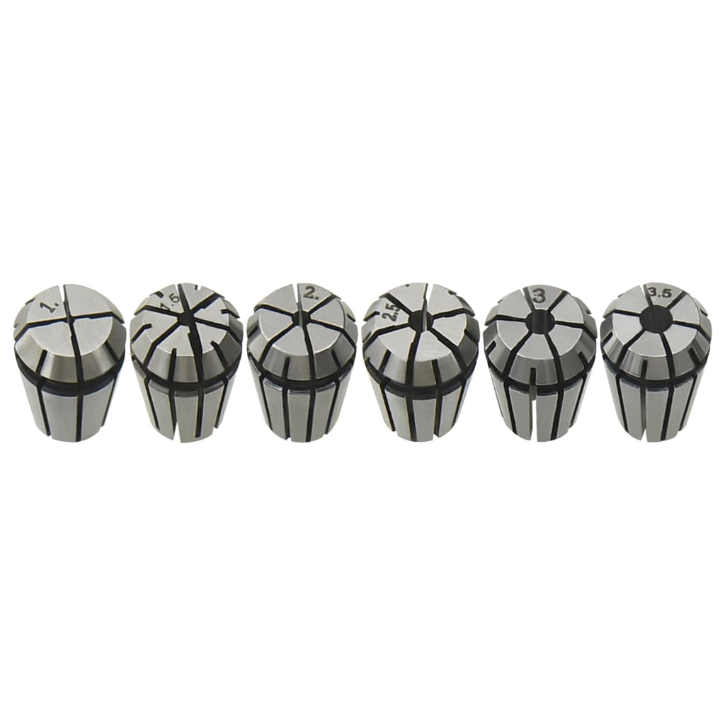vidaXL Pinças ER11 13 pcs p/ conjunto de ferramentas de torneamento