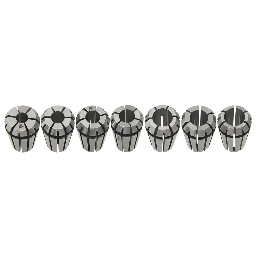 vidaXL Pinças ER11 13 pcs p/ conjunto de ferramentas de torneamento