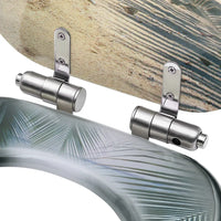 Assento de sanita com tampa de fecho suave MDF design praia