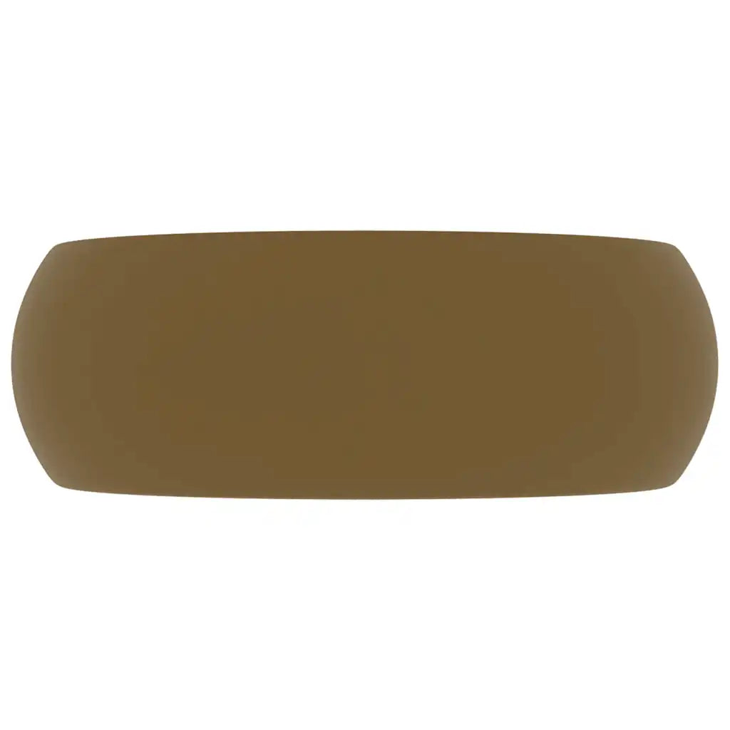 Lavatório luxuoso redondo 40x15 cm cerâmica  mate